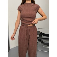 ✨yeni Sezon  & New Season ✨  Summer Collection Ağaç Kabuğu Basic Takım