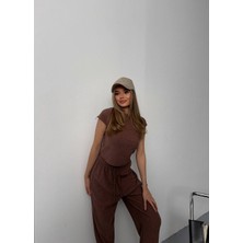 ✨yeni Sezon  & New Season ✨  Summer Collection Ağaç Kabuğu Basic Takım