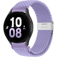 MMP Shop Samsung Galaxy Watch 4 5 6 7 Fe 40 44MM Classic 42 43 46 47MM Uyumlu 20MM Metal Klipsli Örgü Kordon