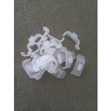 STANDART zebra ve stor perde geniş kasaya 4,5 cm  uyumlu plastik korniş aparatı 20 adet