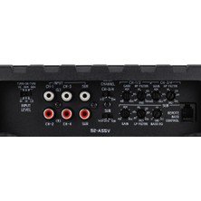 Alpine S2-A55V S Serisi 5 Kanallı Güç Amplifikatörü - Rms Güç Değerleri 4 x 60W + 1 x 300W @ 2 Ohm