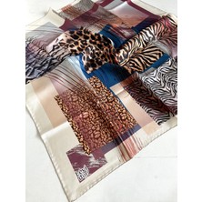 Levidor Tivil Ipek Eşarp 43970 Pembe Karışık Desen