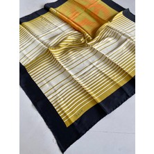 Aker Sura Ipek Eşarp 44176 Siyah Karışık Desen