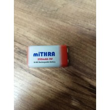 9 Volt - 250 Mah Şarjlı Pil