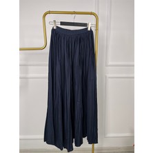 Moda 5001 Beli Lastikli Kırışık Detaylı Kroş Etek