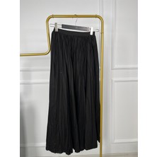 Moda 5001 Beli Lastikli Kırışık Detaylı Kroş Etek