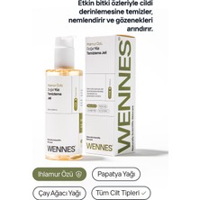 Wennes | Doğal Yüz Temizleme Jeli | Çay Ağacı + Ihlamur Özlü Arındırıcı & Canlandırıcı – Luna8