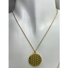By Nur Takı Çelik Gold Kolye