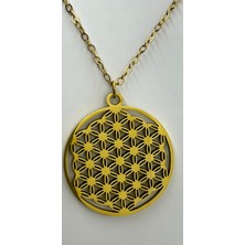 By Nur Takı Çelik Gold Kolye