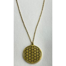 By Nur Takı Çelik Gold Kolye