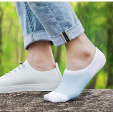 Karayel Çorap 5'çift Pamuklu Sneaker Görünmez Renkli Erkek Çorabı