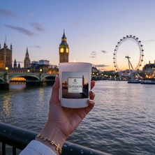 Londra Konseptli Kokulu Soya Mum