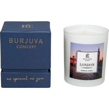 Londra Konseptli Kokulu Soya Mum