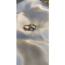 Xuping Jewelry Taş Detaylı Vip Küpe Rose