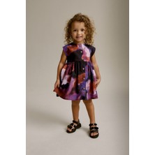 Next Baby % 100 Pamuklu Mor Batik Keten Elbise