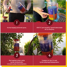 FLY 4 Adet Fly Jaıl | Long Jar, 1.5 Litre Kavanoz Tipi Karasinek Tuzağı