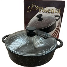 Granit Döküm Tencere 28 cm Paslanmaz