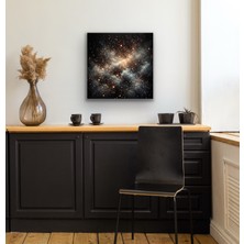 Homemor Uzay Boşluğu Kanvas Tablo 60 x 60 cm