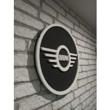 Strafor Mını Logo 50 x 50 cm  Mını Araba Logosu | Mını Marka Logosu | 3D Mını Logo