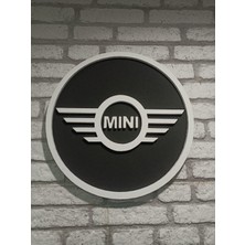 Strafor Mını Logo 50 x 50 cm  Mını Araba Logosu | Mını Marka Logosu | 3D Mını Logo