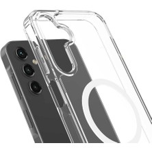Teknomoda Samsung Galaxy S25 Plus Kılıf Magsafe Wireless Kablosuz Şarj Uyumlu Manyetik Şeffaf Kapak