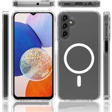 Teknomoda Samsung Galaxy S25 Plus Kılıf Magsafe Wireless Kablosuz Şarj Uyumlu Manyetik Şeffaf Kapak