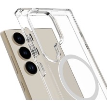 Teknomoda Samsung Galaxy S25 Ultra Kılıf Magsafe Wireless Kablosuz Şarj Uyumlu Manyetik Şeffaf Kapak