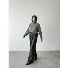 Maggaza Deri Palazzo Pantolon Boru Paça