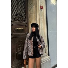 Maggaza Leopar Kapitone Ceket