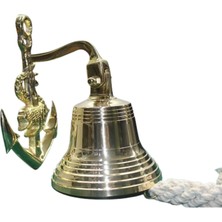 Hediye Sandalı Pirinç Duvara Asmalı Çapalı Çan