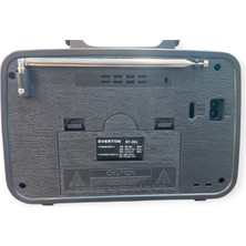 Everton RT-301B Nostaljik Radyo Bluetooth+Usb+Sd Card+Aux Girişli - Fenerli Fm Şarjlı