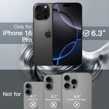 MMP Shop Apple iPhone 16 Pro Kılıf Magsafe Özelilkli Kamera Lens Koruma Özellikli Kilif