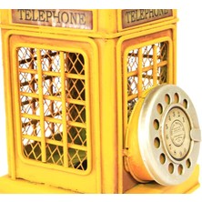 Ynt İthalat Dekoratif Metal Ahizeli Telefon Kumbara