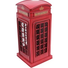 Mahcoo Dekoratif Metal Telefon Kulübesi Kumbaralı