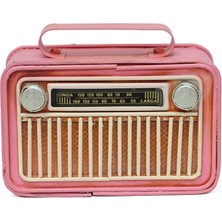 Mahcoo Dekoratif Metal Radyo