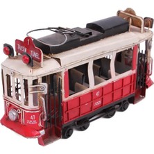Mahcoo Dekoratif Metal Taksim Tramvay