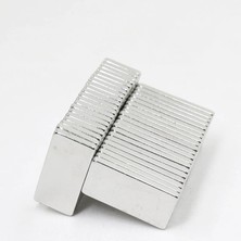 Dünya Magnet 20 Adet Neodyum Mıknatıs Magnet 30X10X2 mm Dikdörtgen Güçlü Mıknatıs