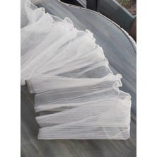 Lolipophobi Fırfırlı Incili Çiçek Tülü 1 mt (1 mt x 35  cm ), Tül, Çiçek Malzemesi, Gelin Buketi