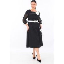 Steph 331 File Kol Detaylı Elbise