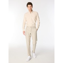 Tombolini Normal Bel Normal Paça Slim Fit Bej Erkek Pantolon PS62.ILGC.R040