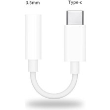 Usb-C To 3.5mm Kulaklık Jack Hifi Adaptörü - Aux Ses Dönüştürücü Kablo