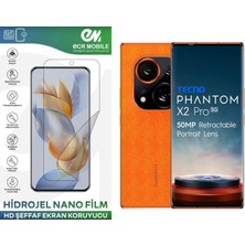 ECR MOBILE Tecno Phantom X2 Pro ile Uyumlu Hidrojel Ekran Koruyucu Film Hd-Şeffaf(Tempered Cam Değildir!)