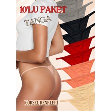 Red İç Giyim Red Love Cloud Ip Askılı Tanga Külot (String) 10'lu Paket