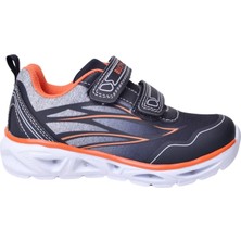 Buckhead BUCK3026 Maxim Çocuk Siyah Işıklı Spor Ayakkabı