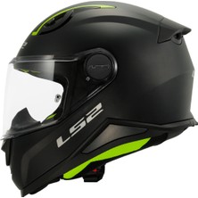 LS2 Kıd Mat Siyah Çocuk Kask