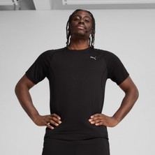 Puma Run Velocity Tri-Blend Erkek Siyah Koşu T-Shirt.01