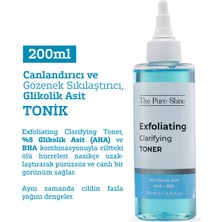 the pure shine Canlandırıcı Tüm Ciltler Için Glikolik Asit Tonik 200 ml