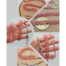Gül Kuvars Taşı 99LUK Tesbih 6mm (51362)