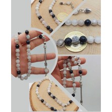 Beril (Rutil Kuvars) Taşı Üst Segment Faset Kesim 33LÜK Tesbih 8mm (36515)