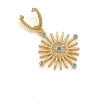Ferizz Ajda Charm Çelik Altın Kaplama Kadın Güneş MODEL-CHR-117